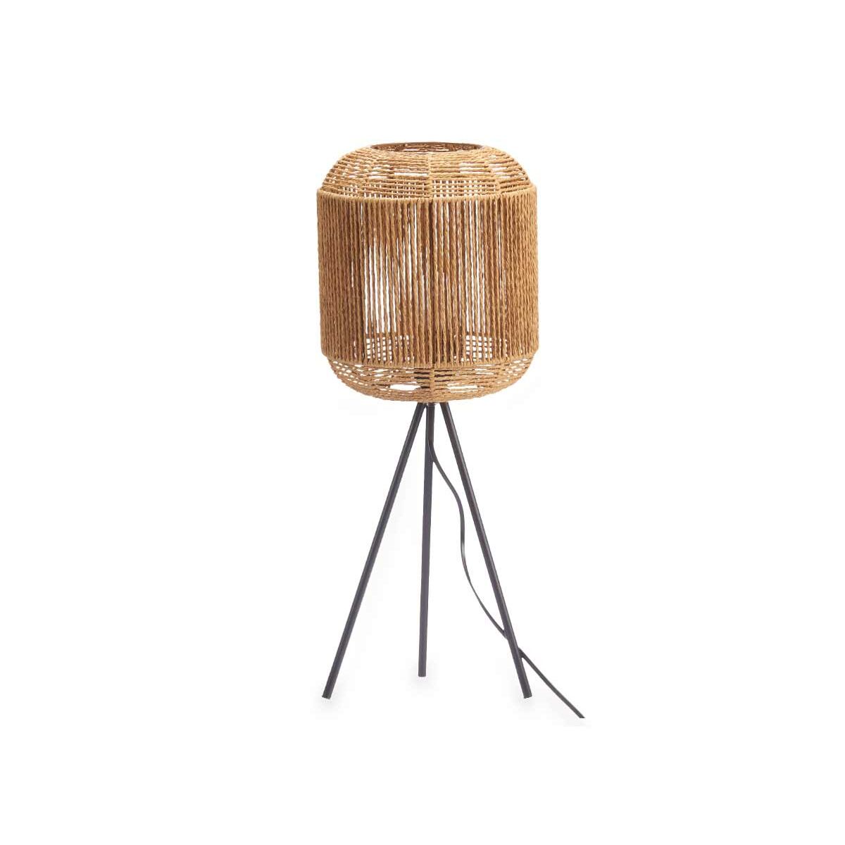 Floor Lamp Brown Metal Plastic 20 x 49 x 20 cm Tripod (4 Units)