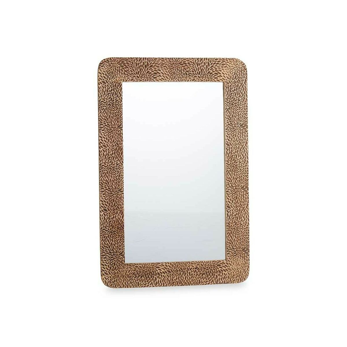 Wall mirror Brown Mango wood Sheets 90 x 60 x 2 cm