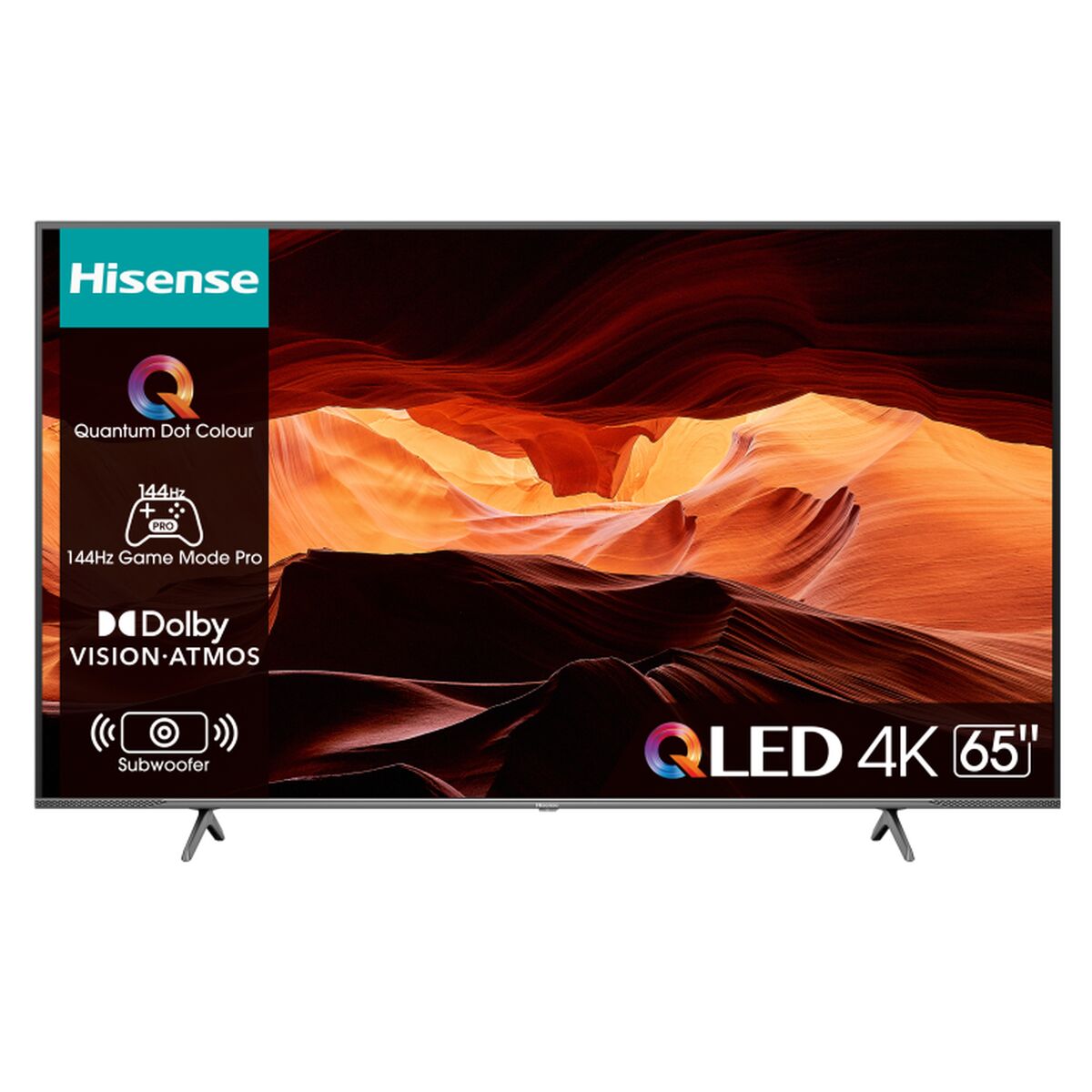 Smart TV Hisense 65" 4K Ultra HD LED HDR D-LED QLED