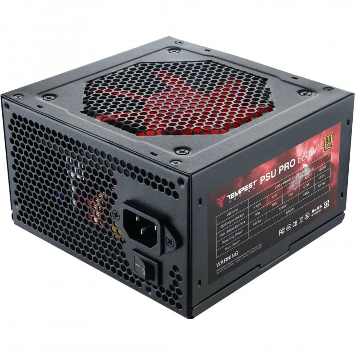 Gaming Power Supply Tempest PSU PRO 650W