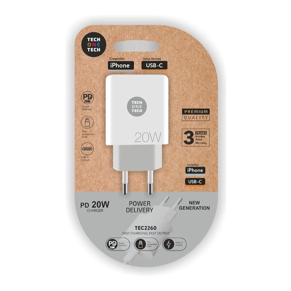 Wall Charger Tech One Tech TEC2260 USB-C