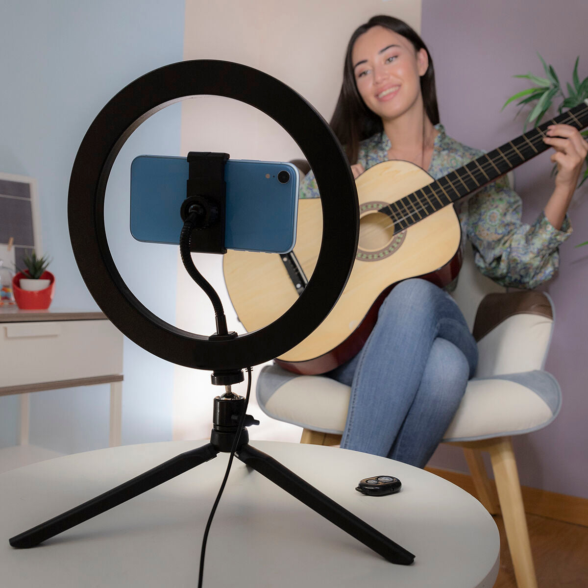 Selfie Ring Light with Tripod and Remote Youaro InnovaGoods