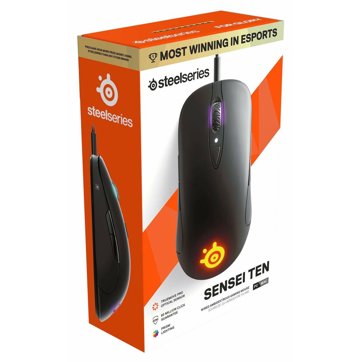 Gaming Mouse SteelSeries Sensei Ten 18000 DPI Black